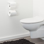 Sealskin Brix toalettpapir- og reserverullholder hvit